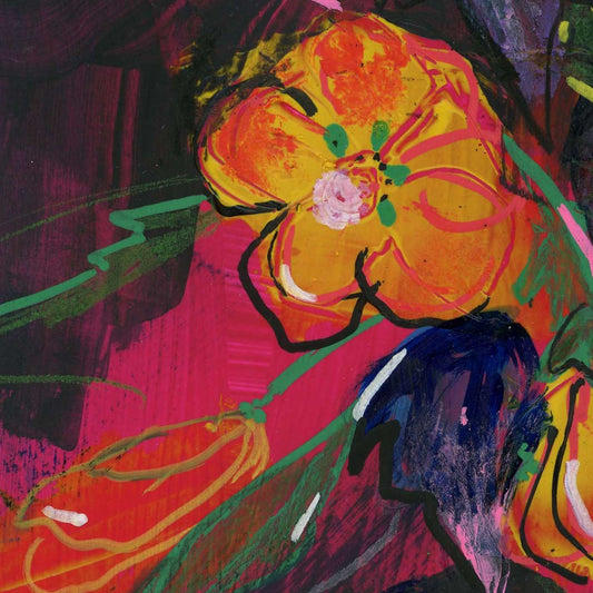 Abutilon - floral wall art print