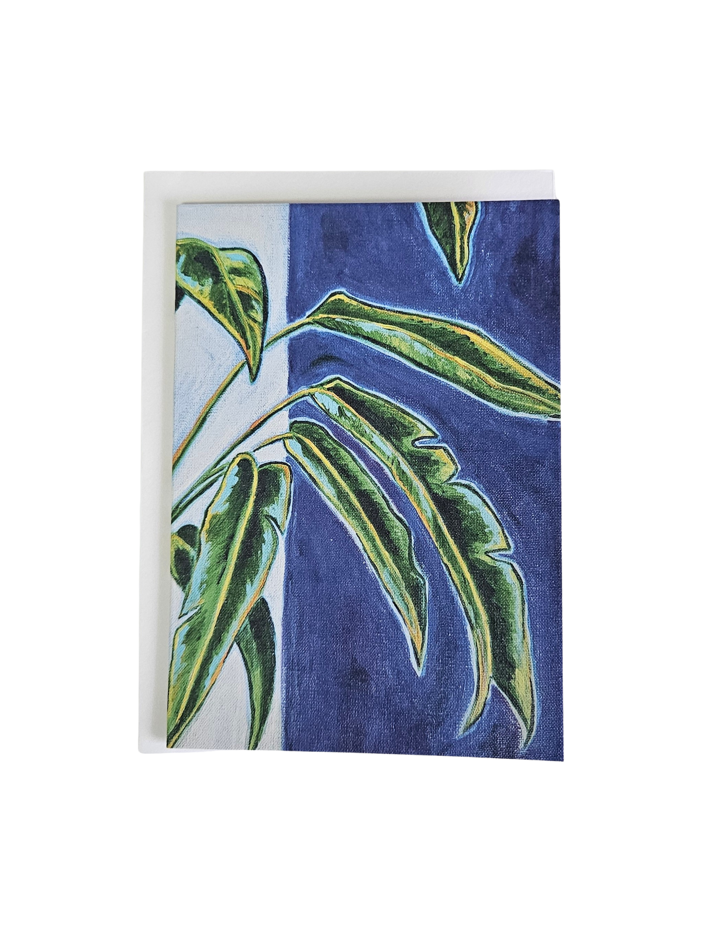 Banana leaf greeting card