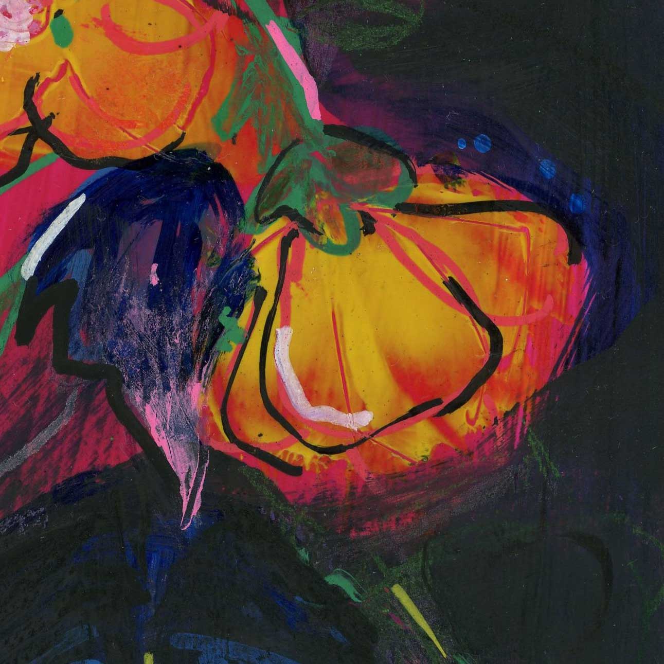 Abutilon - floral wall art print