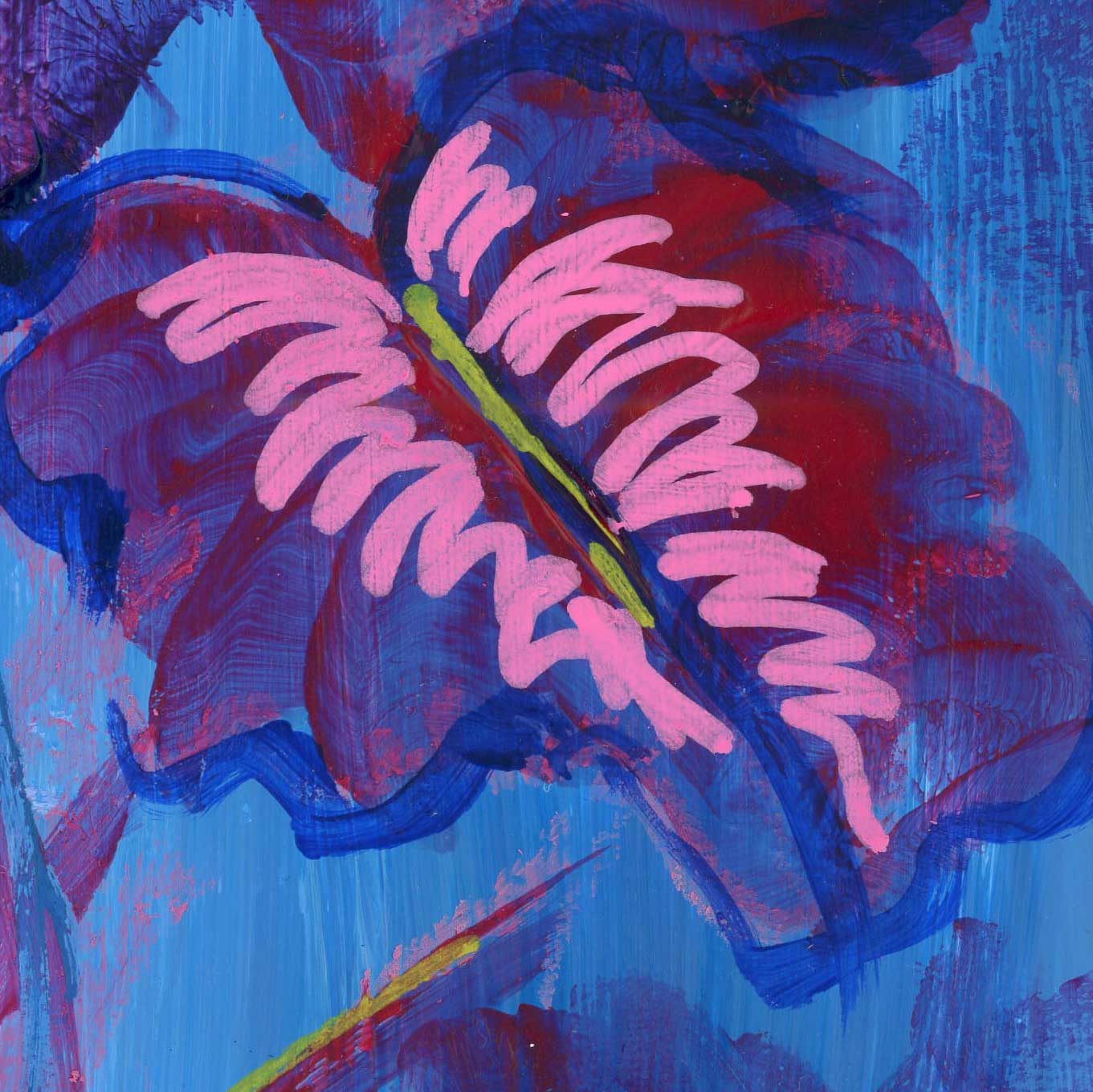 Caladium - floral wall art print