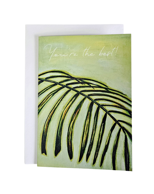 You're the best - greeting card