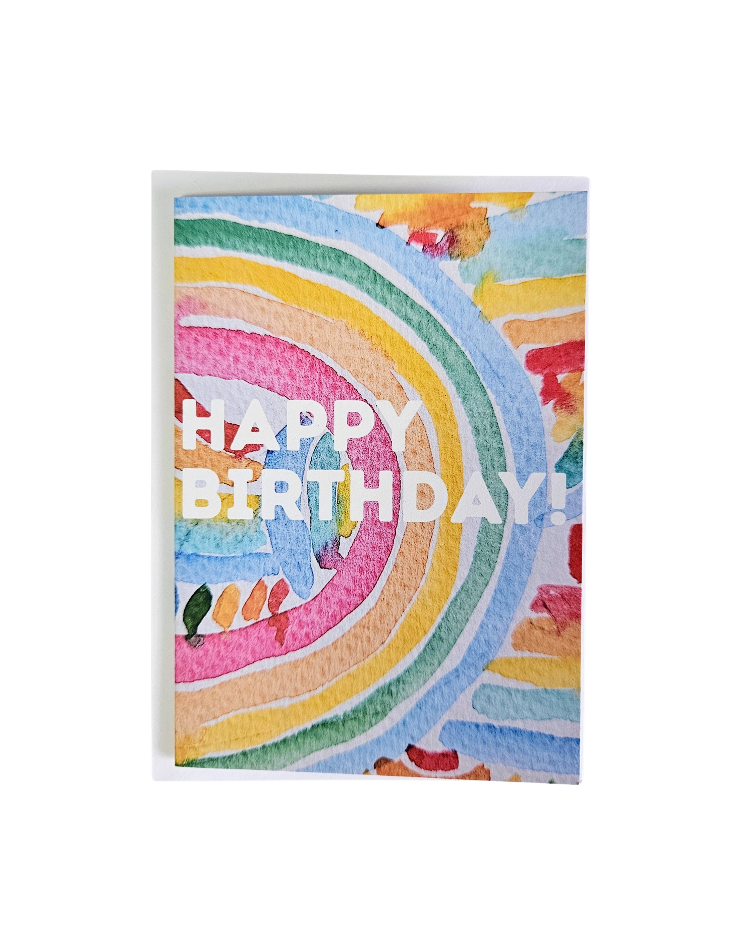 Rainbow birthday card